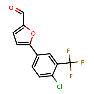 5-[4-Chloro-3-(trifluoromethyl)phenyl]-2-furaldehyde