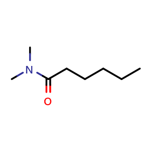 Chemical structure of N,N-dimethylhexanamide , CAS 5830-30-8, AChemBlock AD242432