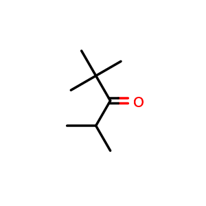 Chemical structure of 2,2,4-Trimethyl-3-pentanone , CAS 5857-36-3, AChemBlock AD242438
