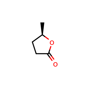 Chemical structure of (5R)-5-methyloxolan-2-one , CAS 58917-25-2, AChemBlock AD242447
