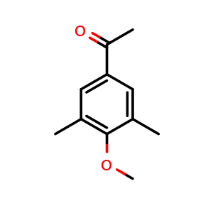 Chemical structure of 1-(4-methoxy-3,5-dimethylphenyl)ethan-1-one , CAS 60609-65-6, AChemBlock AD242490