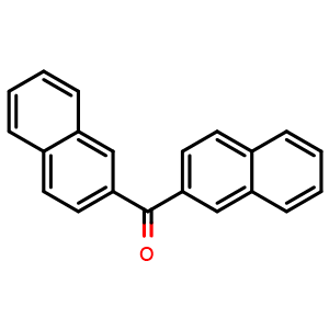 Chemical structure of Bis(naphthalen-2-yl)methanone , CAS 613-56-9, AChemBlock AD242516