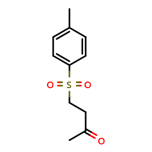 Chemical structure of 4-tosylbutan-2-one , CAS 61476-94-6, AChemBlock AD242520