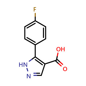 5-(4-Fluorophenyl)-1h-pyrazole-4-carboxylic acid