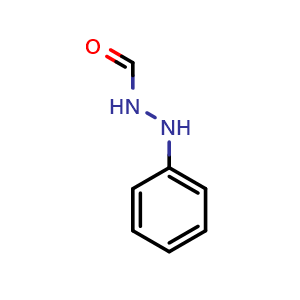 Chemical structure of N'-Phenylformohydrazide , CAS 622-84-4, AChemBlock AD242544