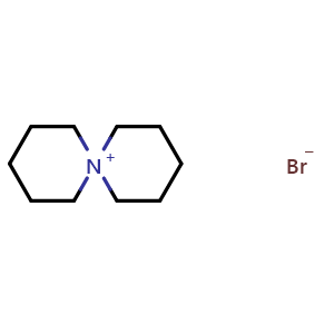 Chemical structure of 6-Azaspiro[5.5]undecan-6-ium bromide , CAS 6286-82-4, AChemBlock AD242560