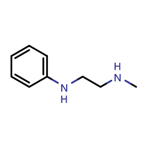 Chemical structure of Methyl[2-(phenylamino)ethyl]amine , CAS 64469-32-5, AChemBlock AD242610