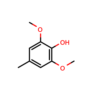 Chemical structure of Methylsyringol , CAS 6638-05-7, AChemBlock AD242644