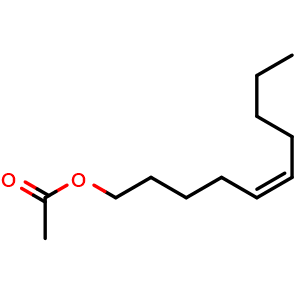 Chemical structure of Z-5-decen-1-ylacetate , CAS 67446-07-5, AChemBlock AD242663