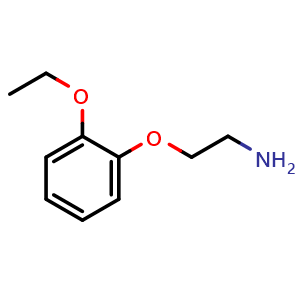 Chemical structure of 2-(2-Ethoxyphenoxy)ethanamine , CAS 6781-17-5, AChemBlock AD242679