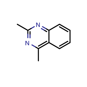 Chemical structure of 2,4-Dimethylquinazoline , CAS 703-63-9, AChemBlock AD242732