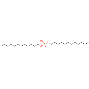 Chemical structure of Bis(dodecyloxy)phosphinic acid , CAS 7057-92-3, AChemBlock AD242737