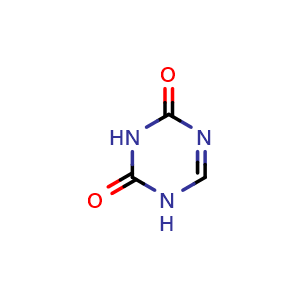 Chemical structure of 1,2,3,4-tetrahydro-1,3,5-triazine-2,4-dione , CAS 71-33-0, AChemBlock AD242758
