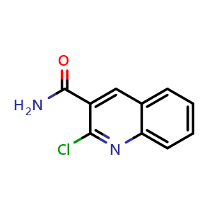 Chemical structure of 2-Chloroquinoline-3-carboxamide , CAS 73776-21-3, AChemBlock AD242798