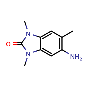Chemical structure of 5-amino-1,3,6-trimethyl-2,3-dihydro-1H-1,3-benzodiazol-2-one , CAS 73778-94-6, AChemBlock AD242799