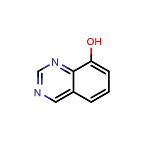 Chemical structure of 8-Quinazolinol , CAS 7557-02-0, AChemBlock AD242833