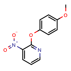 2-(4-Methoxyphenoxy)-3-nitropyridine