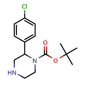 tert-Butyl 2-(4-chlorophenyl)piperazine-1-carboxylate