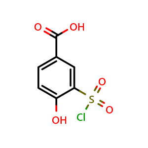 3-(chlorosulfonyl)-4-hydroxybenzoic acid