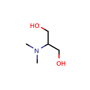 Chemical structure of 2-(dimethylamino)propane-1,3-diol , CAS 78531-45-0, AChemBlock AD242898