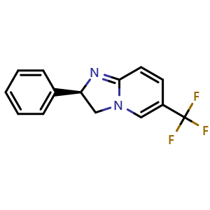 (2R)-2-phenyl-6-(trifluoromethyl)-2H,3H-imidazo[1,2-a]pyridine