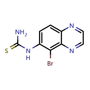 1-(5-Bromoquinoxalin-6-yl)thiourea