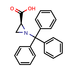 (2S)-1-(triphenylmethyl)aziridine-2-carboxylic acid