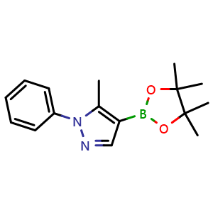 5-Methyl-1-phenyl-4-(4,4,5,5-tetramethyl-1,3,2-dioxaborolan-2-yl)-1H-pyrazole