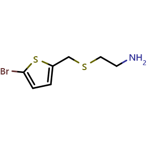2-{[(5-bromothiophen-2-yl)methyl]sulfanyl}ethan-1-amine