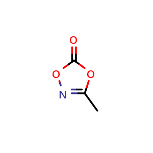 Chemical structure of 3-Methyl-1,4,2-dioxazol-5-one , CAS 854849-14-2, AChemBlock AD243045