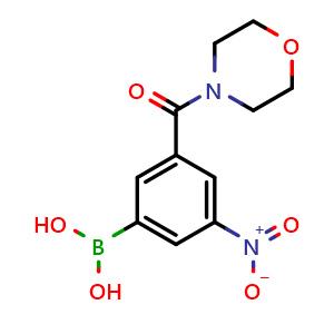 [3-(morpholine-4-carbonyl)-5-nitro-phenyl]boronic acid