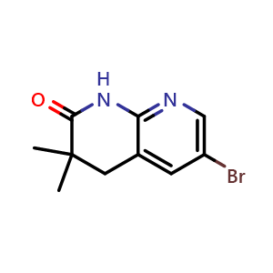 6-bromo-3,3-dimethyl-1,4-dihydro-1,8-naphthyridin-2-one