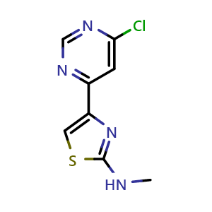 4-(6-chloropyrimidin-4-yl)-N-methyl-1,3-thiazol-2-amine