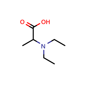 Chemical structure of 2-(Diethylamino)propanoic acid , CAS 98204-12-7, AChemBlock AD243465
