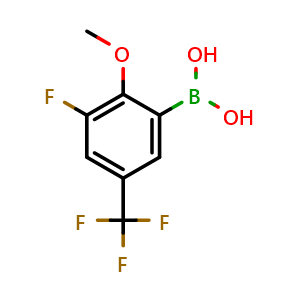 (3-Fluoro-2-methoxy-5-(trifluoromethyl)phenyl)boronic acid