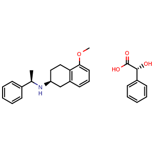 (S)-5-Methoxy-N-((R)-1-phenylethyl)-1,2,3,4-tetrahydronaphthalen-2-amine (R)-2-hydroxy-2-phenylacetate