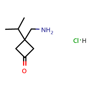 3-(aminomethyl)-3-isopropyl-cyclobutanone hydrochloride