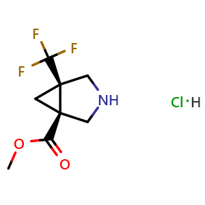 methyl (1S,5R)-5-(trifluoromethyl)-3-azabicyclo[3.1.0]hexane-1-carboxylate;hydrochloride