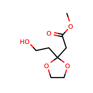 Methyl 2-(2-(2-hydroxyethyl)-1,3-dioxolan-2-yl)acetate
