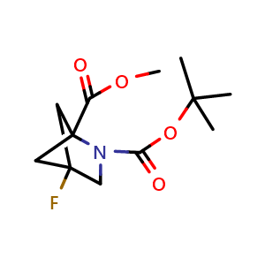 O2-tert-butyl O1-methyl 4-fluoro-2-azabicyclo[2.1.1]hexane-1,2-dicarboxylate