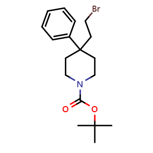 tert-Butyl 4-(2-bromoethyl)-4-phenylpiperidine-1-carboxylate