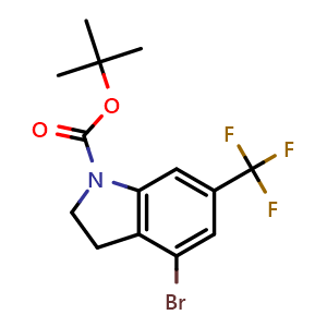 tert-Butyl 4-bromo-6-(trifluoromethyl)indoline-1-carboxylate
