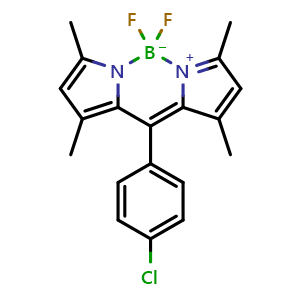 10-(4-Chlorophenyl)-5,5-difluoro-1,3,7,9-tetramethyl-5H-dipyrrolo[1,2-c:2',1'-f][1,3,2]diazaborinin-4-ium-5-uide