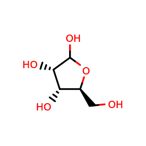 Chemical structure of (3S,4R,5S)-5-(hydroxymethyl)tetrahydrofuran-2,3,4-triol , CAS 41546-21-8, AChemBlock AD243777