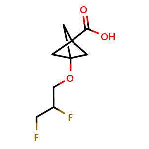3-(2,3-difluoropropoxy)bicyclo[1.1.1]pentane-1-carboxylic acid