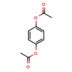 Chemical structure of Hydroquinone diacetate , CAS 1205-91-0, AChemBlock AD243853