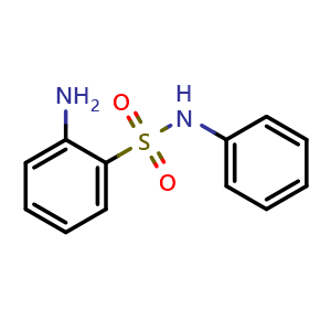 Chemical structure of 2-Amino-N-phenylbenzene-1-sulfonamide , CAS 27332-20-3, AChemBlock AD243859