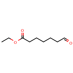 Chemical structure of 6-Formylhexansaeure-ethylester , CAS 3990-05-4, AChemBlock AD243865