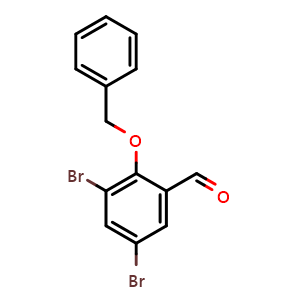 2-(Benzyloxy)-3,5-dibromobenzaldehyde