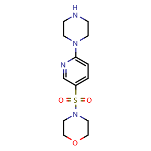 4-{[6-(Piperazin-1-yl)pyridin-3-yl]sulfonyl}morpholine